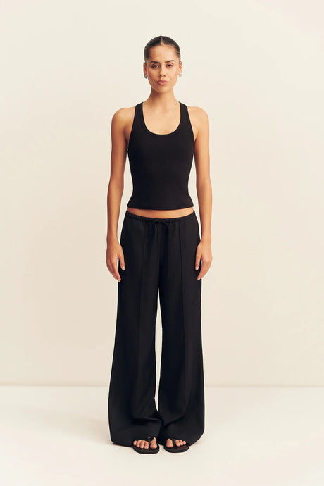 Castro Suiting Drawstring Pant | Black