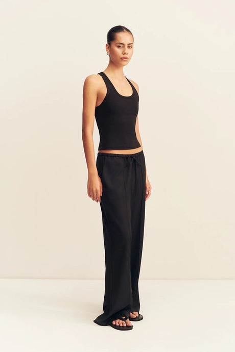 Castro Suiting Drawstring Pant | Black