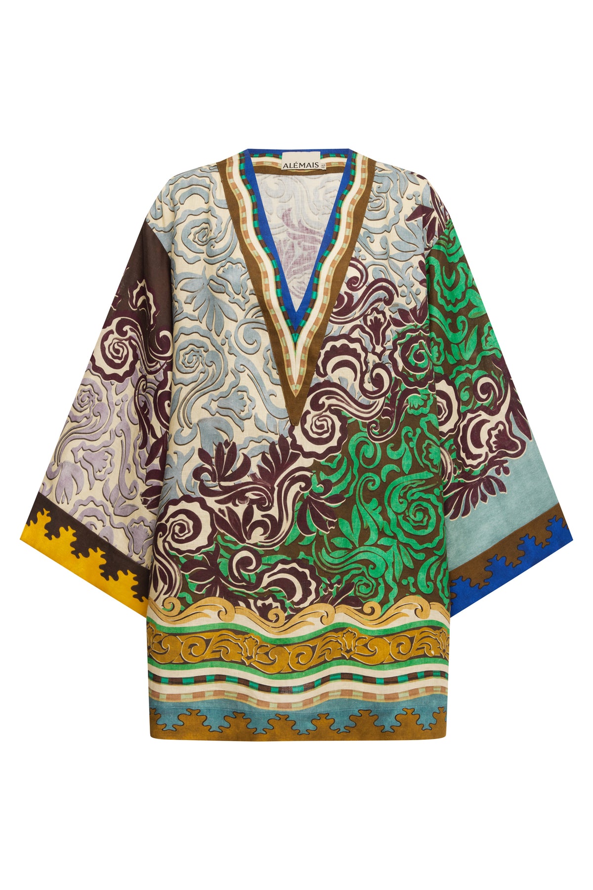 Alita Printed Linen Mini Dress