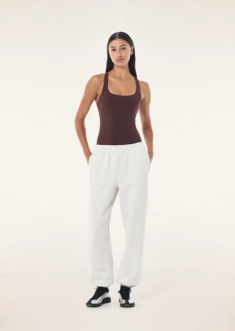 Adventure Cuffed Track Pant | Snow Marle