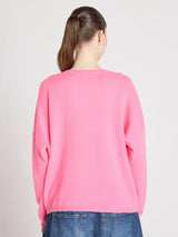 Astrid Cashmere Top | Dragon Fruit