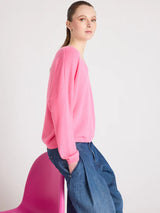 Astrid Cashmere Top | Dragon Fruit