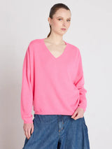 Astrid Cashmere Top | Dragon Fruit