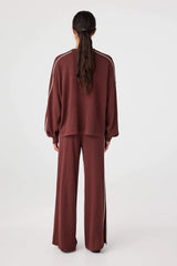 Pippa Pant 2.0 | Merlot/Cream