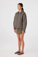 Matteo Jacket | Espresso Check