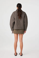 Matteo Jacket | Espresso Check