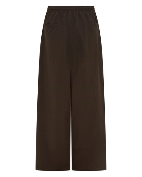 Fight Night Windbreaker Pant | Brown/Cream