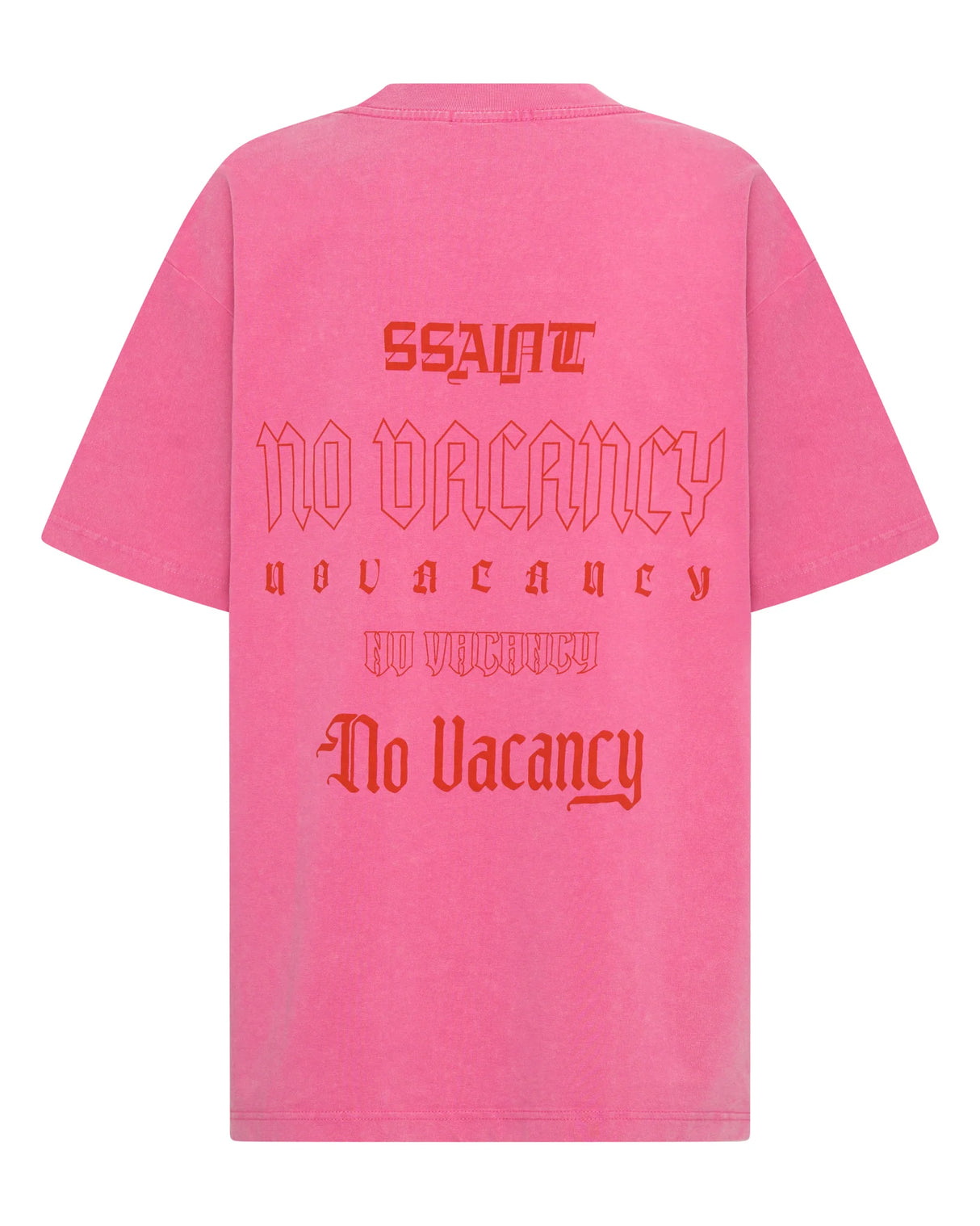 No Vacancy Tee | Acid Wash Pink