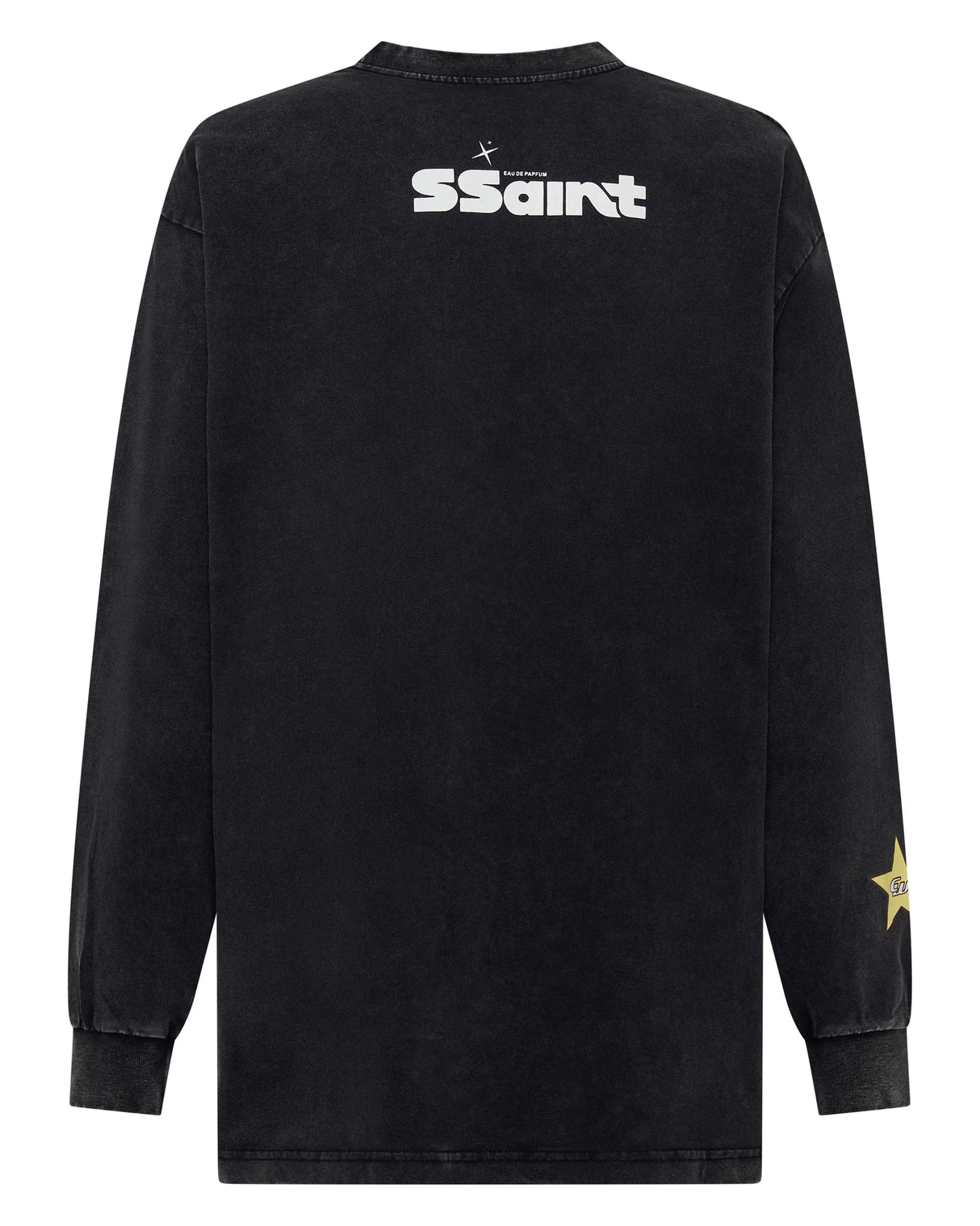 Signature Moto Tee | Black Acid Wash