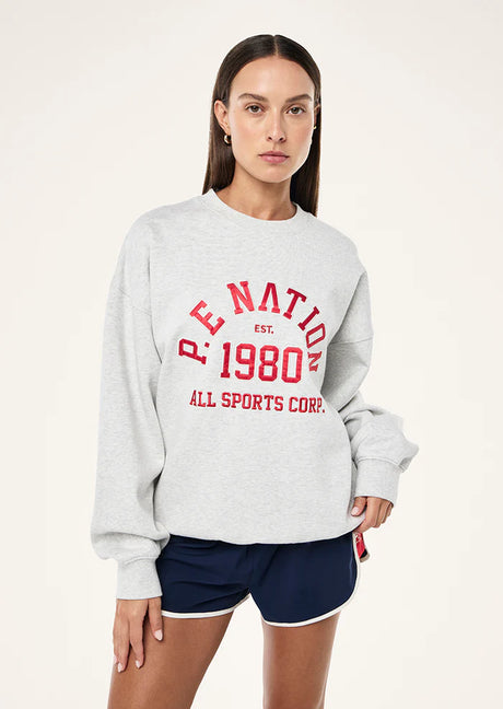 Backspin Sweat | Grey Marle