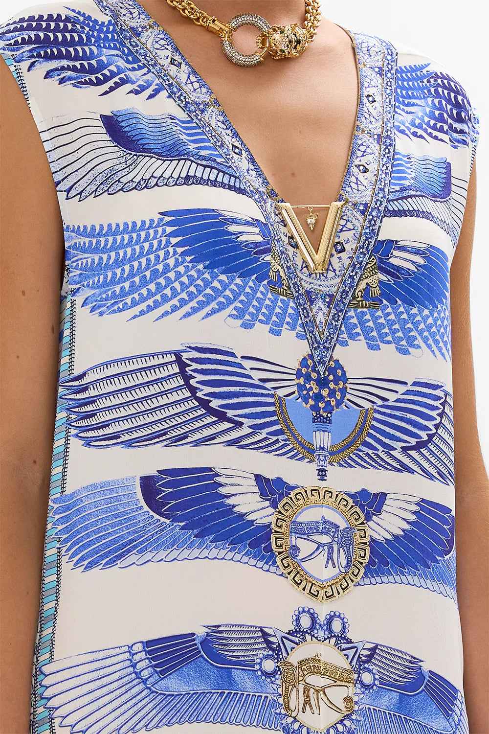 Sleeveless Drape Back Dress | Dancing With Daylight