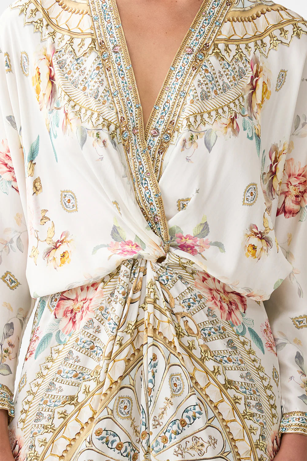 Twist Front Batwing Dress | Ottoman Dynasty