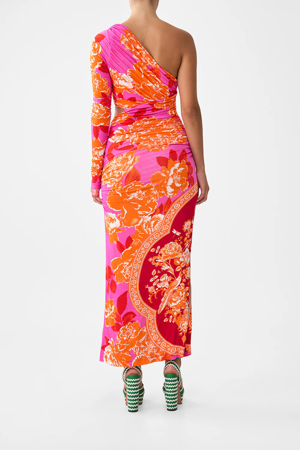 One Shoulder Jersey Cut Out Dress | If These Tiles Could Talk