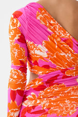 One Shoulder Jersey Cut Out Dress | If These Tiles Could Talk