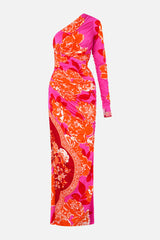 One Shoulder Jersey Cut Out Dress | If These Tiles Could Talk