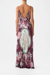 V-Neck Long Bias Slip with Train | If these Tiles Could Talk