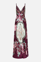 V-Neck Long Bias Slip with Train | If these Tiles Could Talk