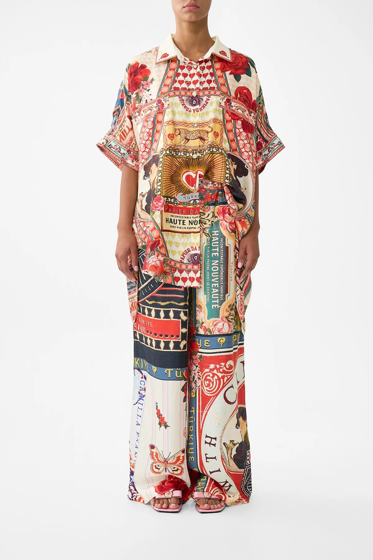 Button Front Lounge Pant | High Class Hookah