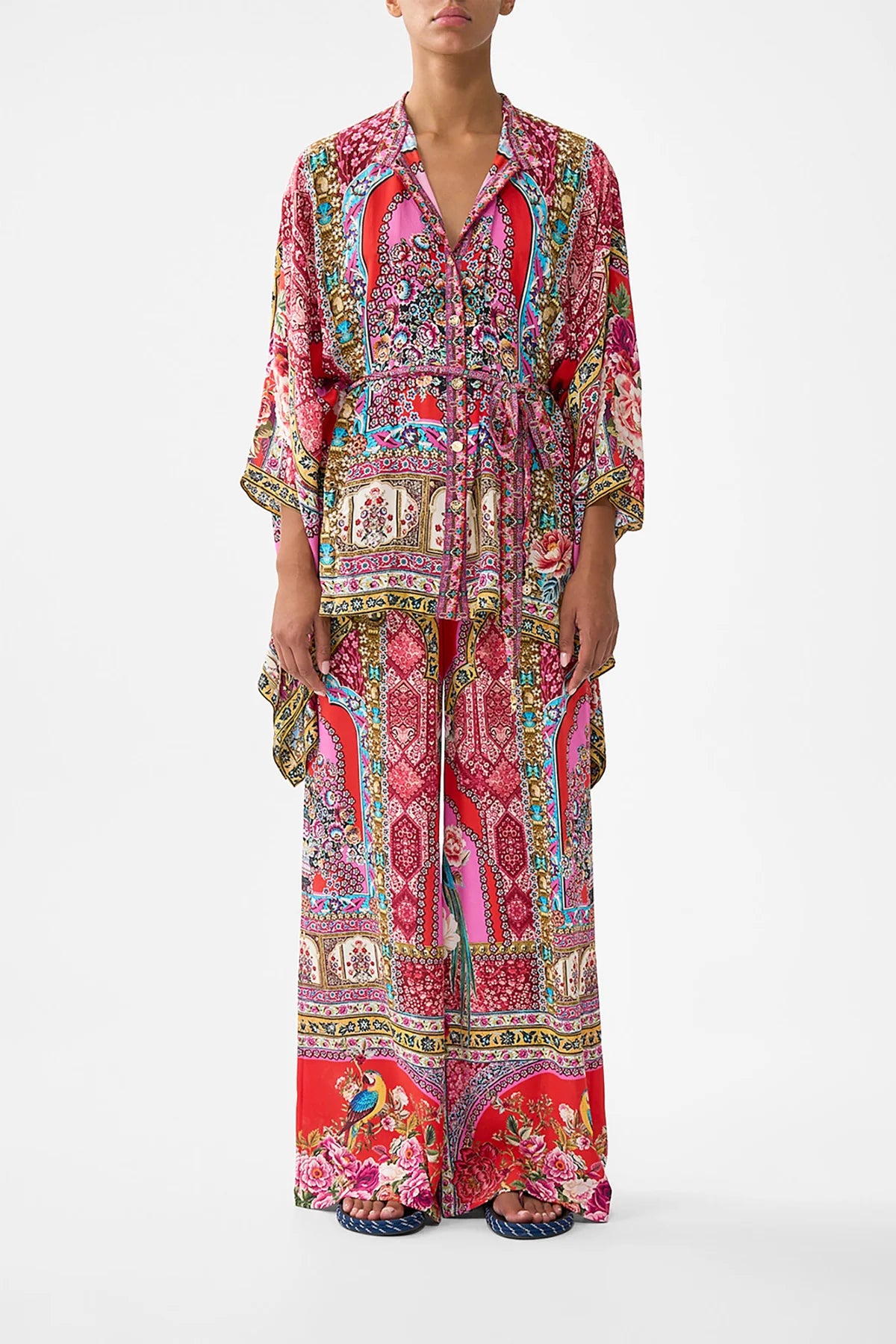 Button Through Scarf Blouse | Heirloom Empire