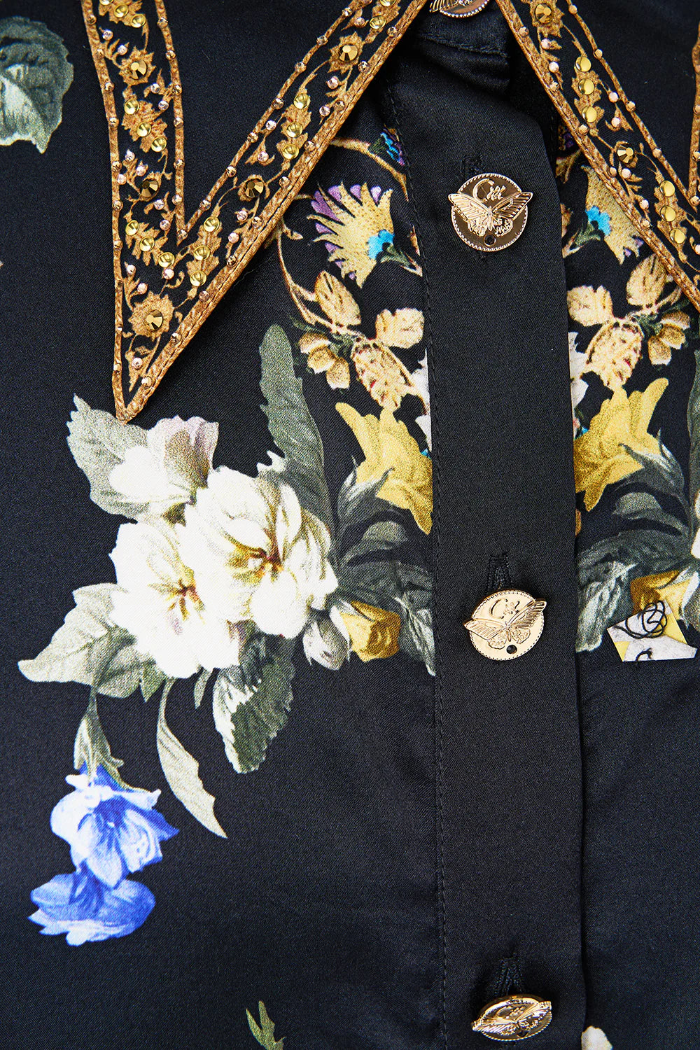 Shirt Dress with Blouson Sleeve | Ottoman Elegance