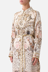 Shirt Dress with Back Button Detail | Aranjuez Animalia