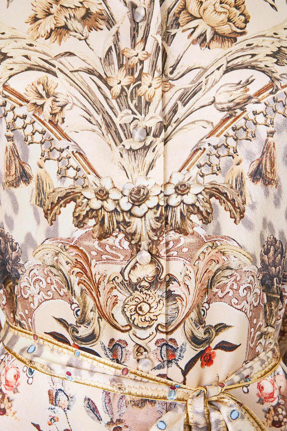 Shirt Dress with Back Button Detail | Aranjuez Animalia