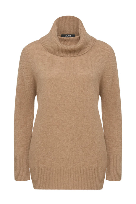 Pure Cashmere Weekend Jumper | Camel