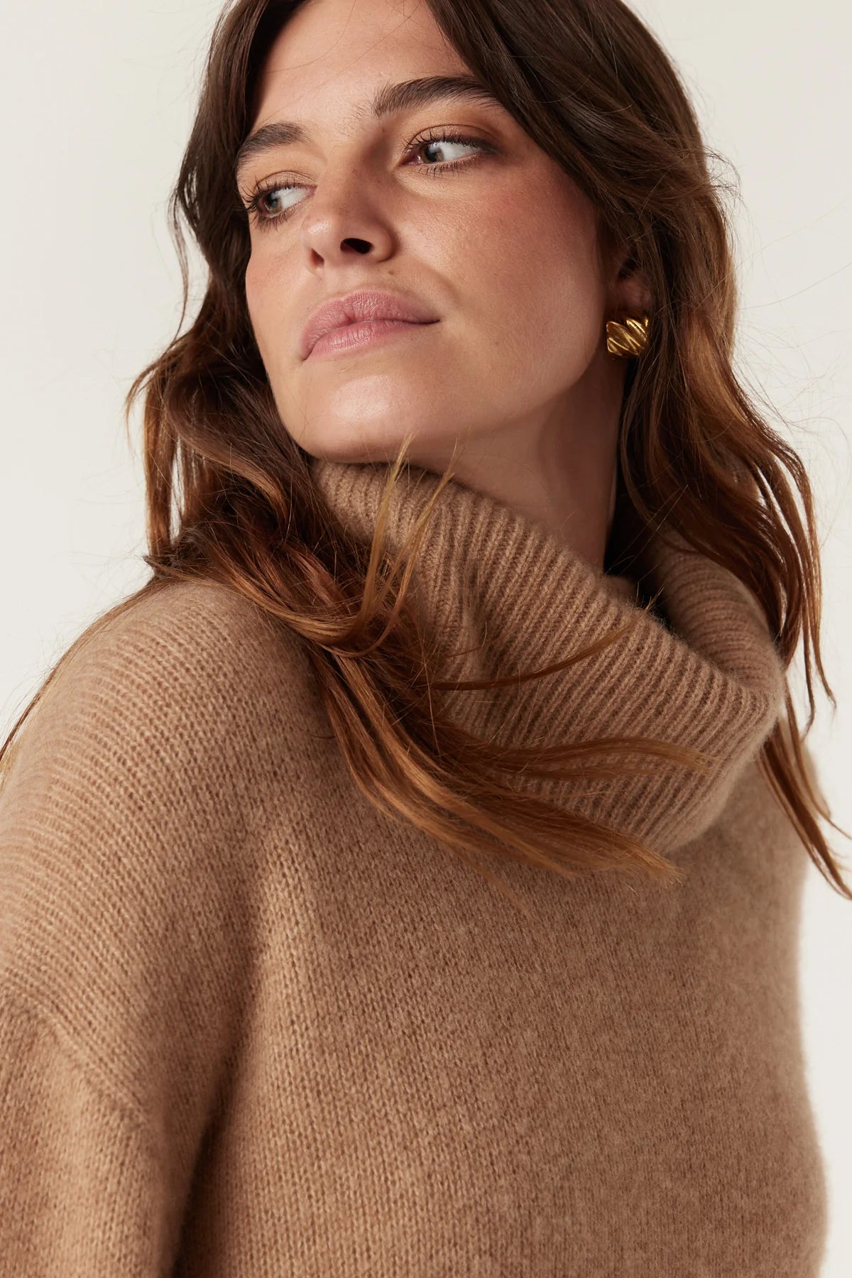 Pure Cashmere Weekend Jumper | Camel