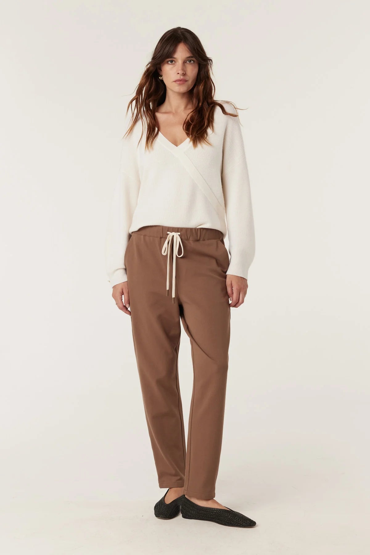 Luca Twill Jogger | Tabacco
