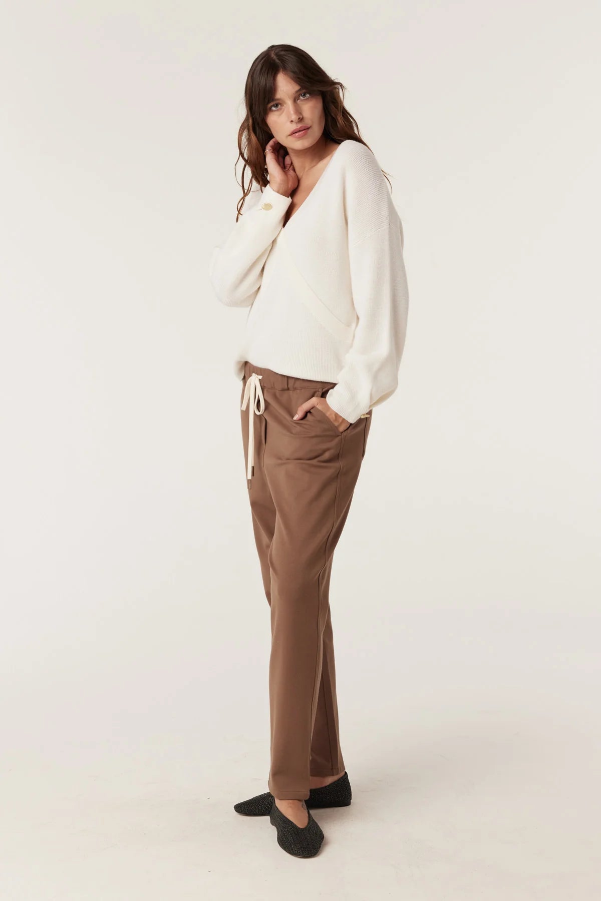 Luca Twill Jogger | Tabacco