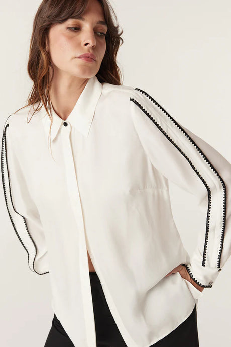 Ivory Blouse | White
