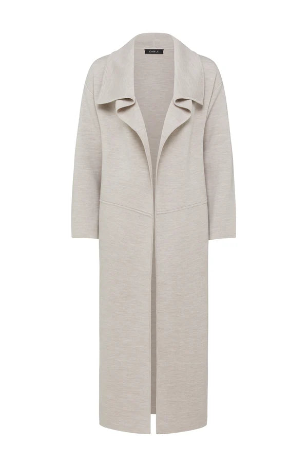 Parsons Merino Cardigan | Mushroom