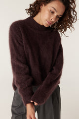 Brushed Cashwool Turtle Jumper | Shirza