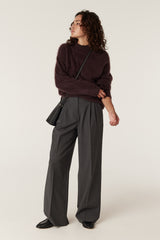 Brushed Cashwool Turtle Jumper | Shirza