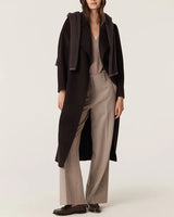 Evans Wool Coat | Espresso