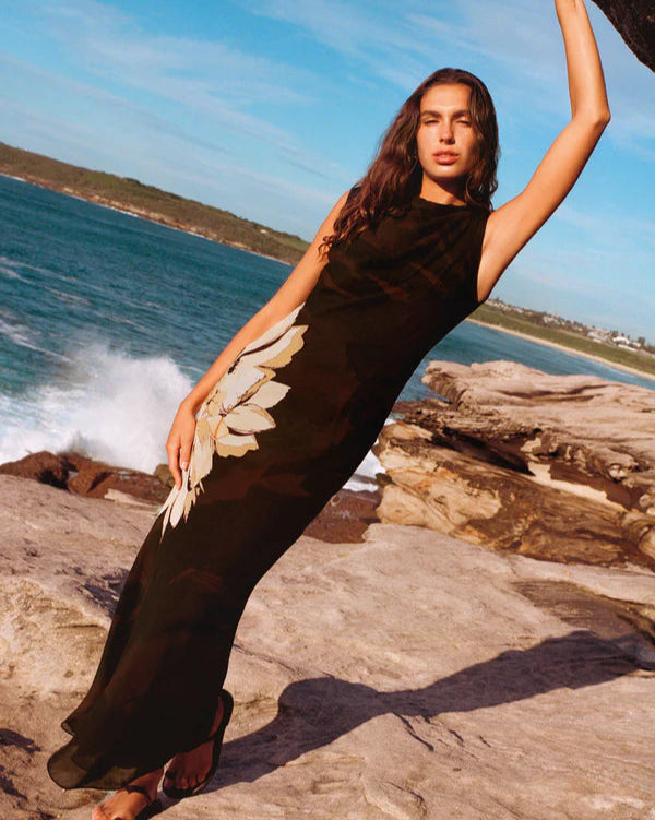Cazador Maxi Dress | Natura Floral