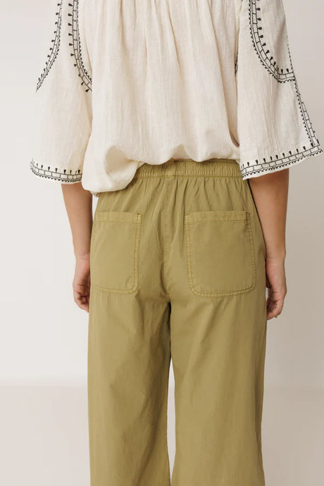 Straight Poplin Pant | Apple