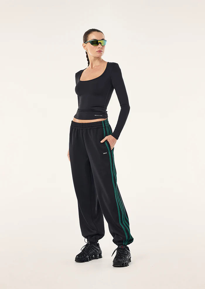 Clarity Track Pant | Black