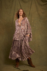 Collector Asa Shirred Maxi Skirt
