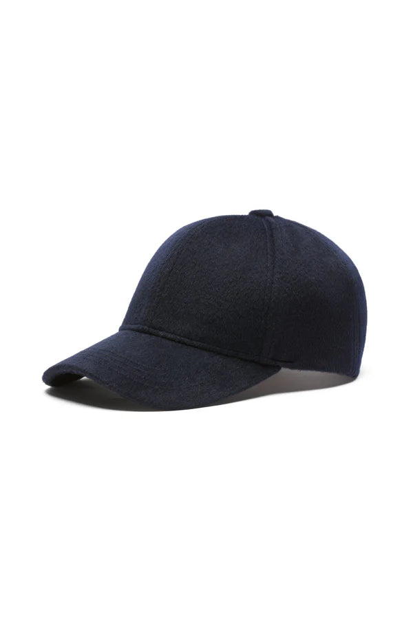 Wool Cashmere Cap | Navy