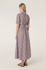 Nova Dress | Lattice Print