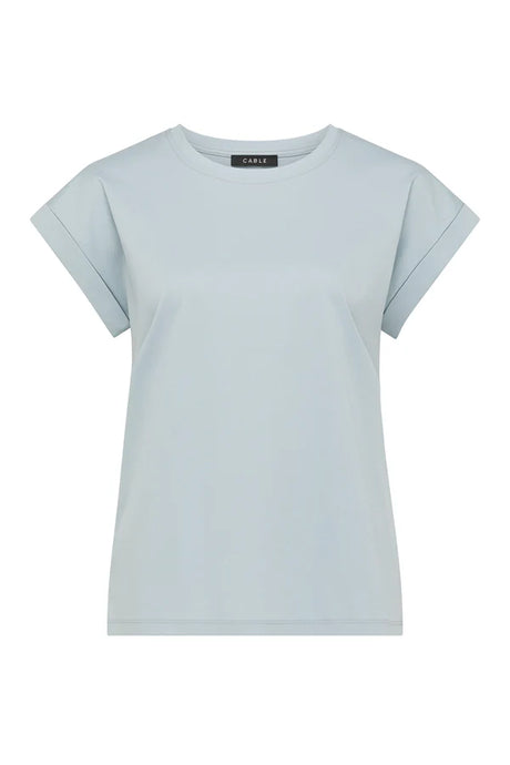 Pima Tee | Dusty Blue