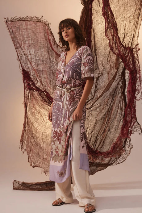 Erika Kaftan Maxi Dress | Paradise Print