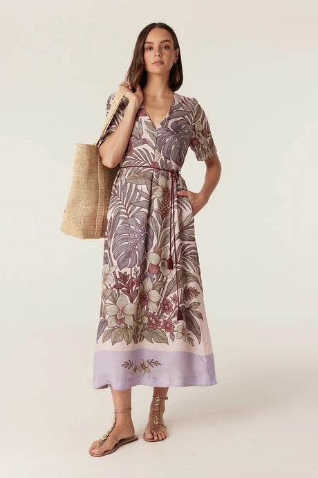 Erika Kaftan Maxi Dress | Paradise Print