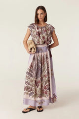 Erika Maxi Skirt | Paradise Print