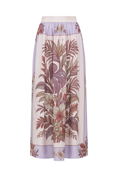 Erika Maxi Skirt | Paradise Print