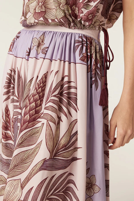 Erika Maxi Skirt | Paradise Print