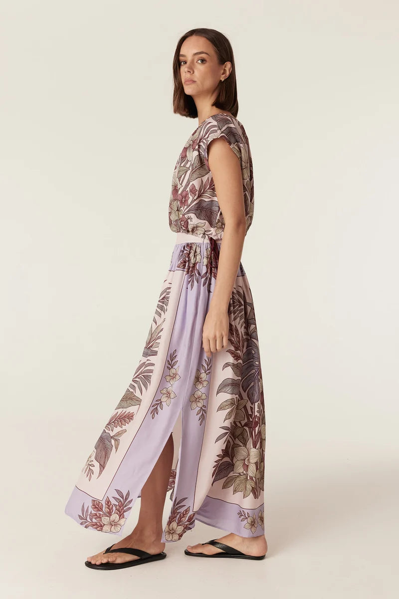 Erika Maxi Skirt | Paradise Print