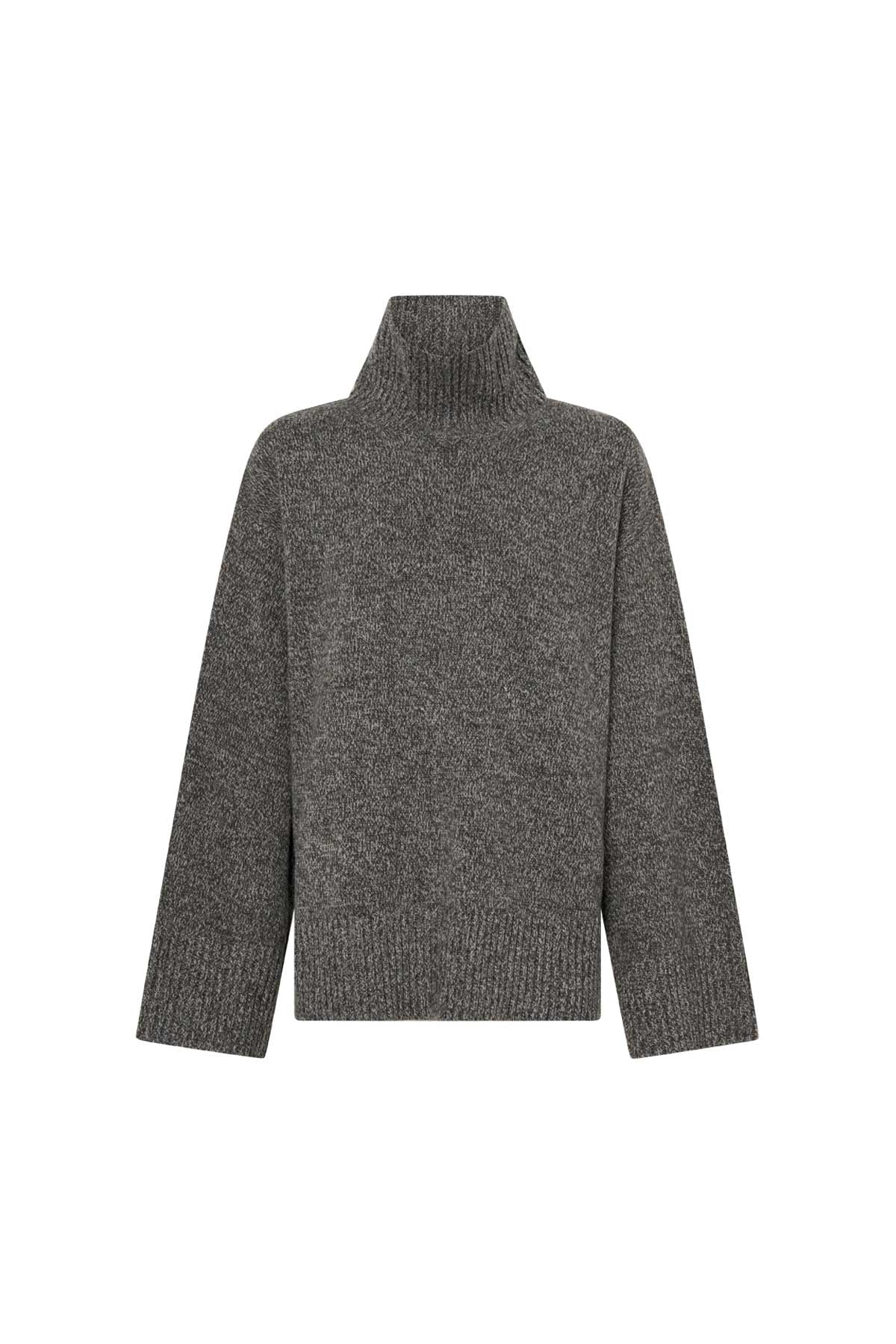 Breccia Wool Knit | Khaki Twill