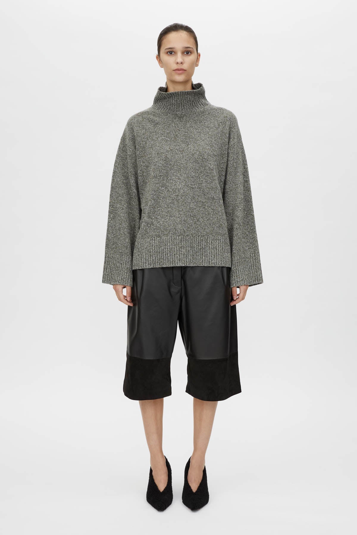 Breccia Wool Knit | Khaki Twill